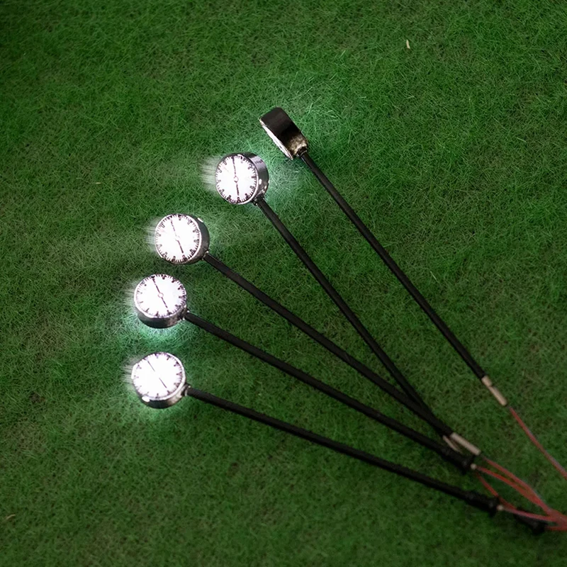 3V Miniature Led Lighting Model Railway 1:87 Scale Lights Lit Platform Clock Lamp Train Station Layout