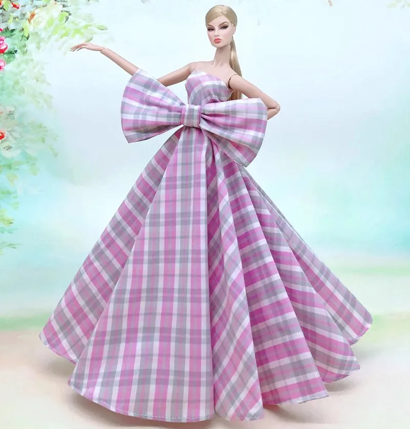 Handmade BABI Doll Clothes Dress Gown for 11.5 inch doll&body 1/6 #02