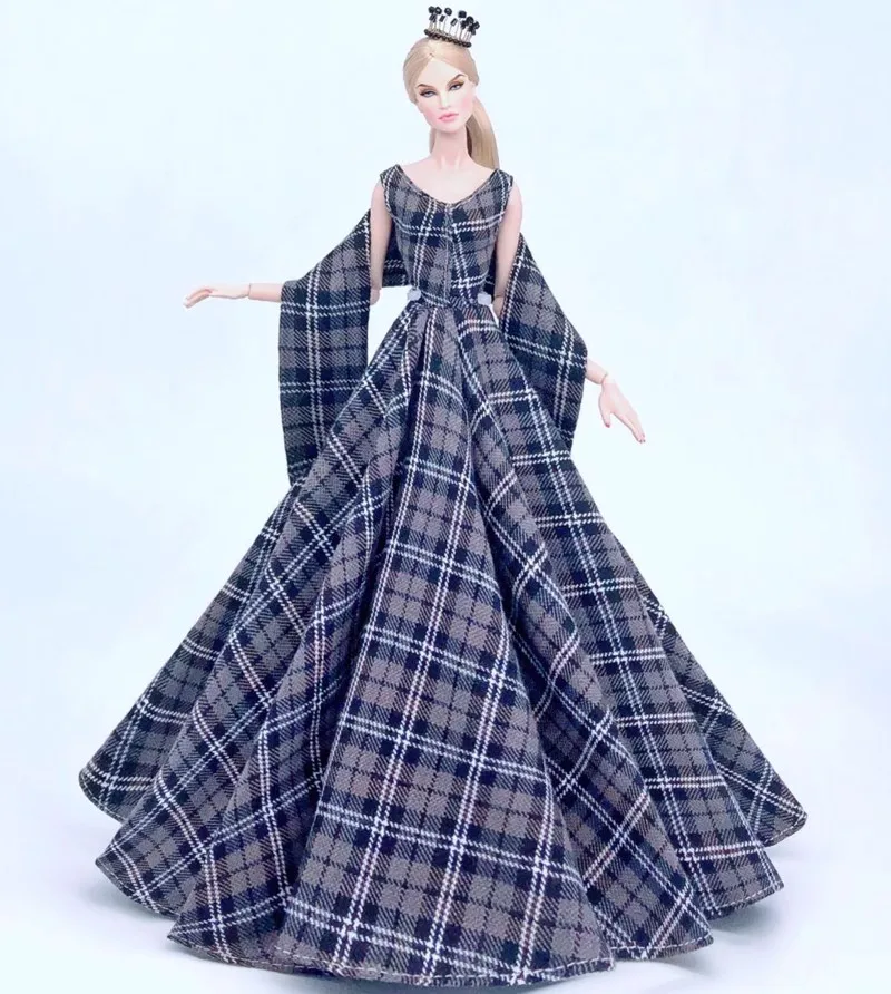 Handmade BABI Doll Clothes Dress Gown for 11.5 inch doll&body 1/6 #02