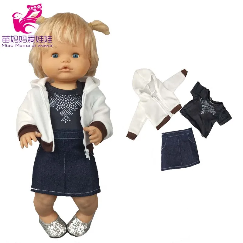 40cm Nenuco Doll Outfit Ropa Y Su Hermanita Reborn Baby Doll Clothes Animal Costumes