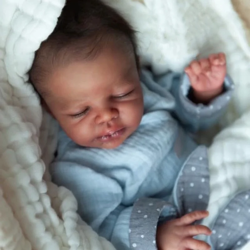 16 Inches Newborn Reborn Doll Kit Zendric Premature Baby Blank Unpainted Unfinished Baby Mold DIY Doll For Girls