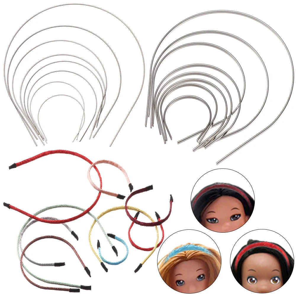 5Pcs New Mini Cute Doll Headband Doll Hair Decoration Materials Doll Head Band Parts DIY Doll Accessories
