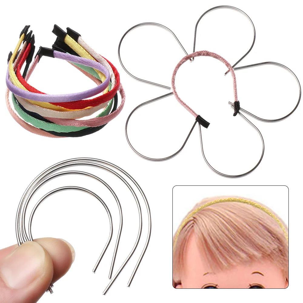 5Pcs New Mini Cute Doll Headband Doll Hair Decoration Materials Doll Head Band Parts DIY Doll Accessories