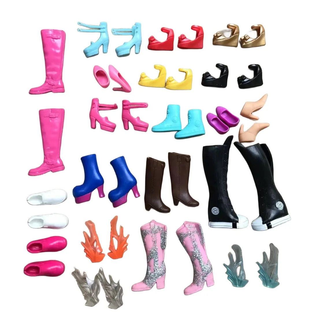 1/6 Doll Shoes Boots Sandals Colorful Doll Decors Children DIY Doll Decoration Parts Original Doll Accessories