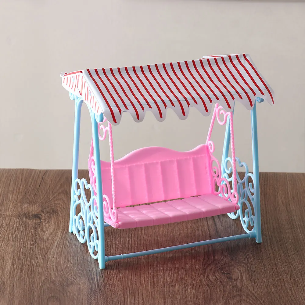 Dollhouse Furniture Creative Miniature Furniture Wardrobe/Bed/Shoe Rack/Bathtub/Swing For Doll Living Room Decor Accessories