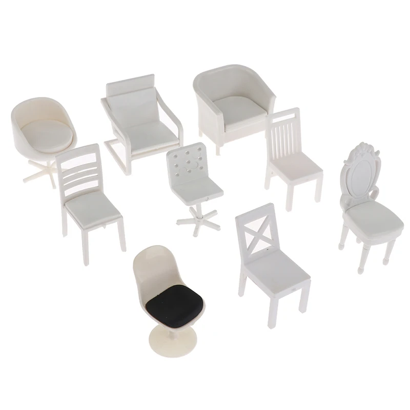 1:20 Dollhouse Miniature Furniture Chair Sofa Stool Model Doll House Decor Toy