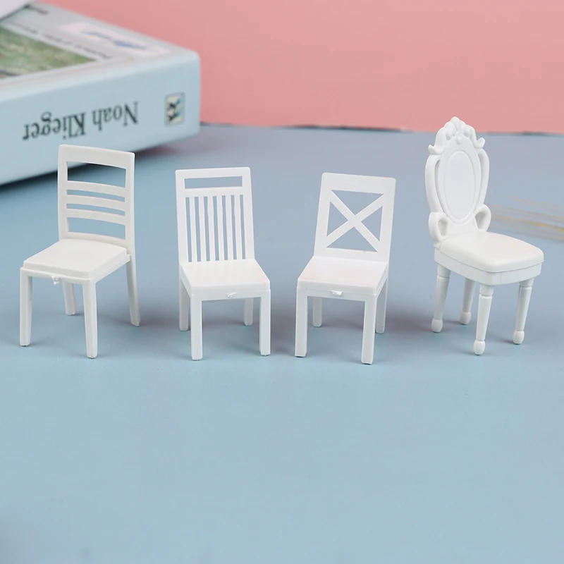 1:20 Dollhouse Miniature Furniture Chair Sofa Stool Model Doll House Decor Toy