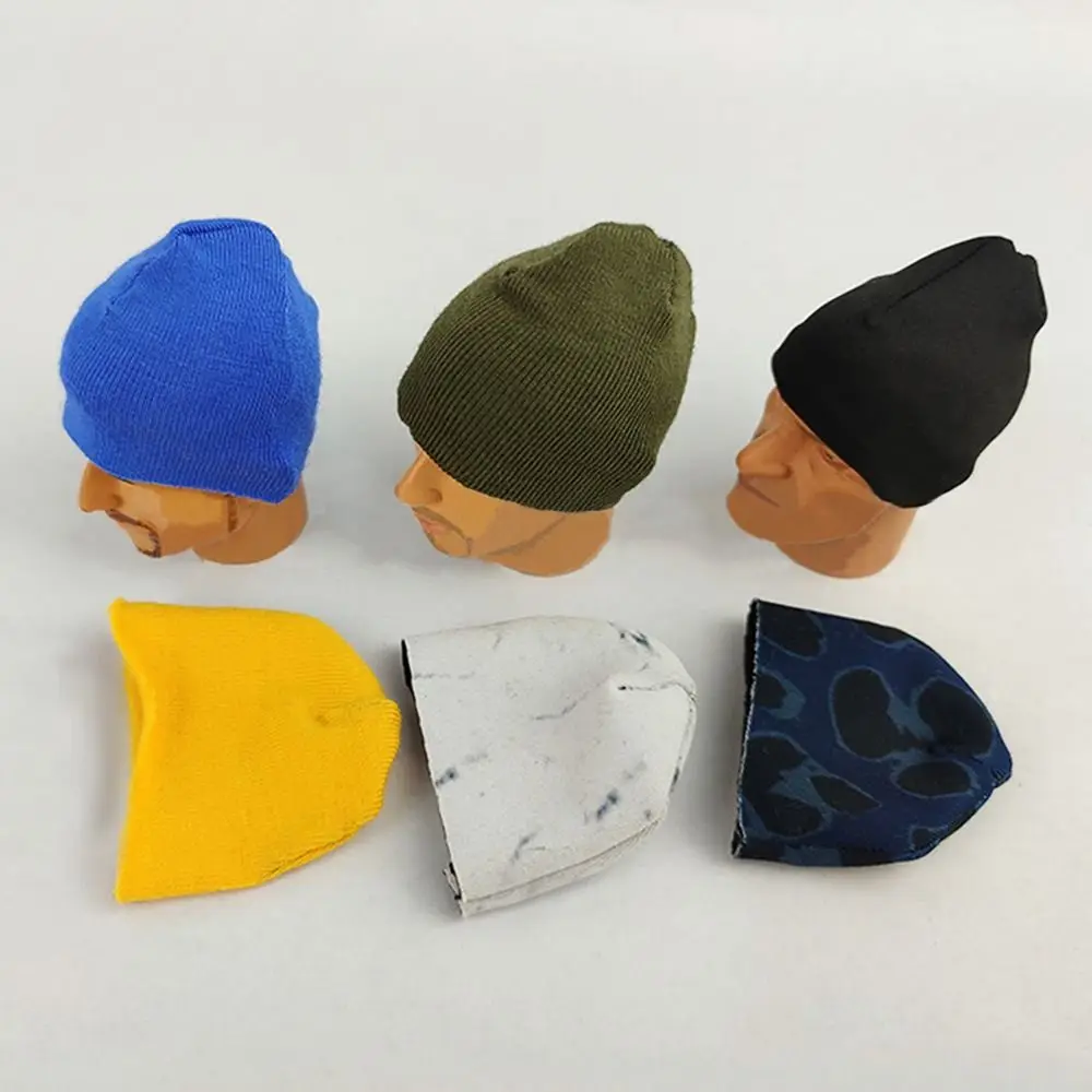 1/6 Miniature Soldier Male Hats Doll Clothes Accessories Doll Knitted Hats For 1/6 Soldier Dolls Dollhouse Hats Decorations