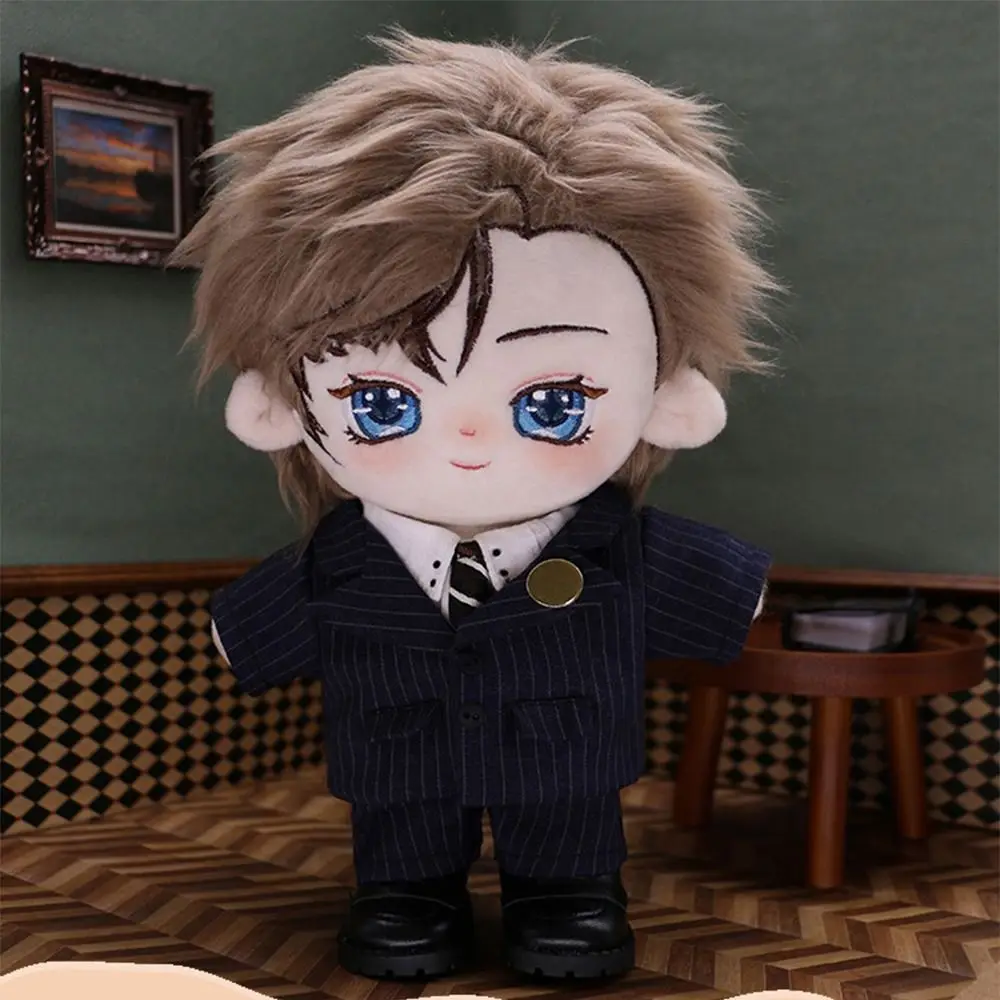 20cm Plush Cotton Doll's Clothes Shoes Outfit Accessories for Idol Dolls Fashion Suit Doll Tops Shirt Pants Suit Kids Gift