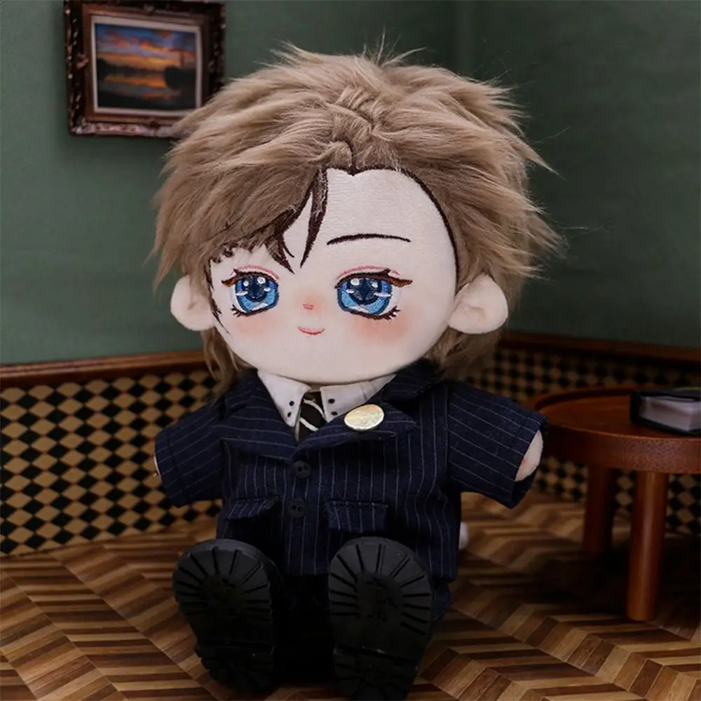 20cm Plush Cotton Doll's Clothes Shoes Outfit Accessories for Idol Dolls Fashion Suit Doll Tops Shirt Pants Suit Kids Gift
