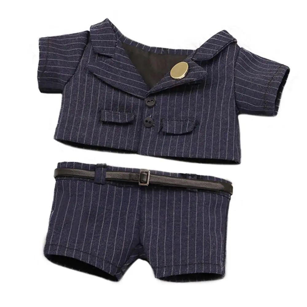 20cm Plush Cotton Doll's Clothes Shoes Outfit Accessories for Idol Dolls Fashion Suit Doll Tops Shirt Pants Suit Kids Gift