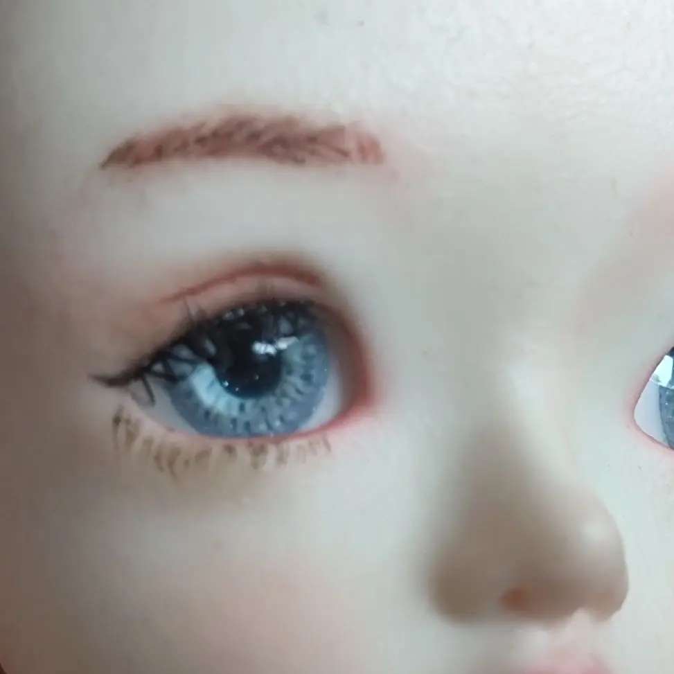 New Doll Eyes 8/10/12/14/16/18/22mm Yellow Resistant Realistic Eye Plaster Eyeball Diy Girl Toys Dress Up Doll Accessories