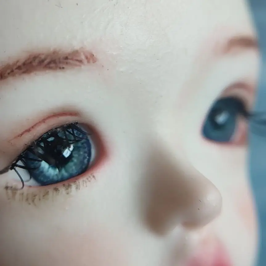 New Doll Eyes 8/10/12/14/16/18/22mm Yellow Resistant Realistic Eye Plaster Eyeball Diy Girl Toys Dress Up Doll Accessories