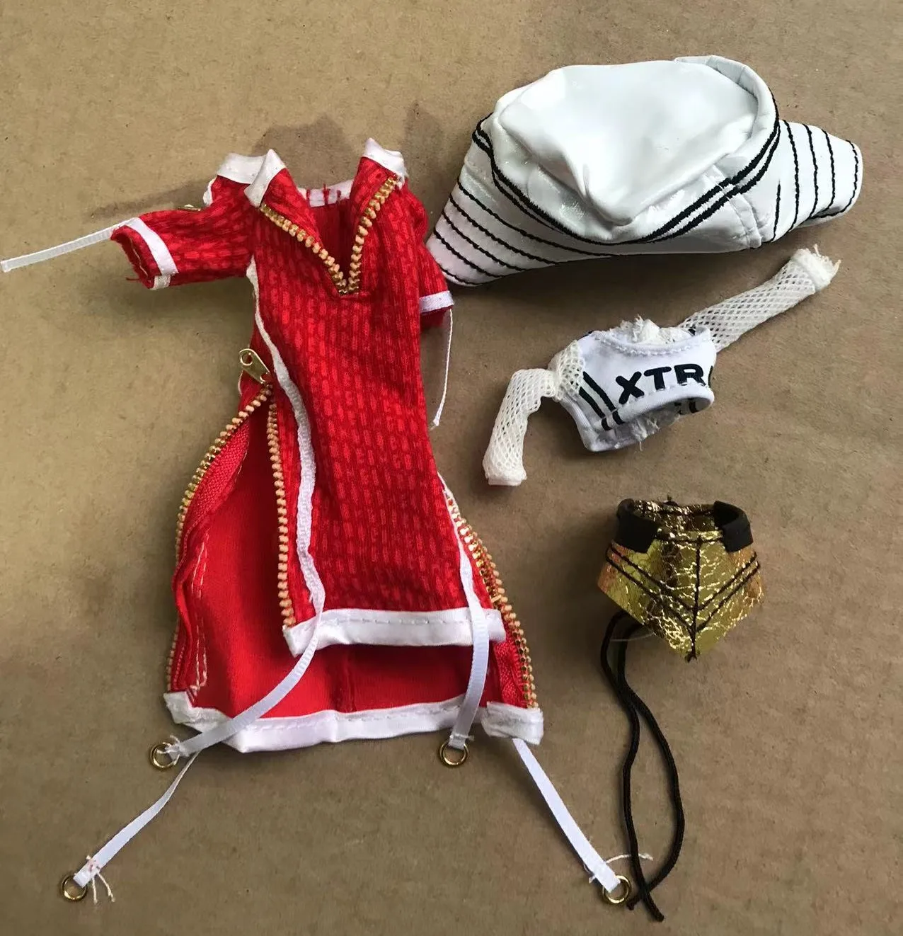 Rainbow Doll Dress Clothing Set 1/6 Doll Accessories Original Doll Skirt Jeans Shoes Boots Sandals Colorful Decors