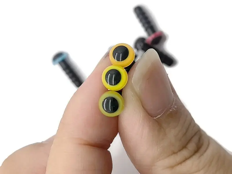 Colorful Safety Eyes Fit for Crochet /Stuffed /Amigurumi Doll Come With Washers 6mm