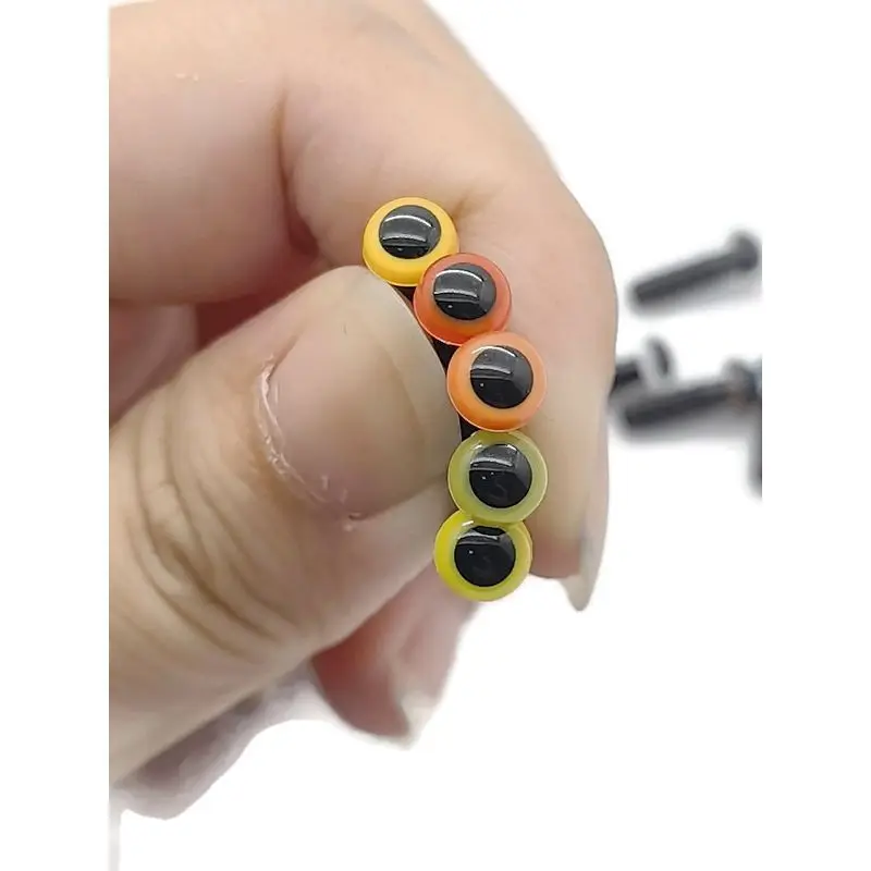 Colorful Safety Eyes Fit for Crochet /Stuffed /Amigurumi Doll Come With Washers 6mm