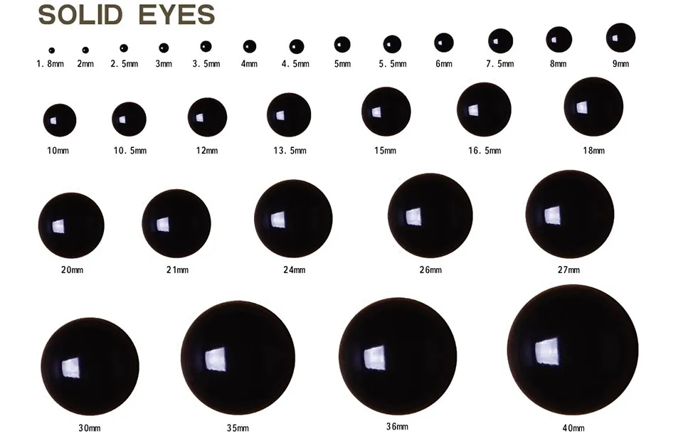 Colorful Safety Eyes Fit for Crochet /Stuffed /Amigurumi Doll Come With Washers 6mm