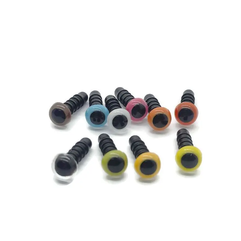 Colorful Safety Eyes Fit for Crochet /Stuffed /Amigurumi Doll Come With Washers 6mm
