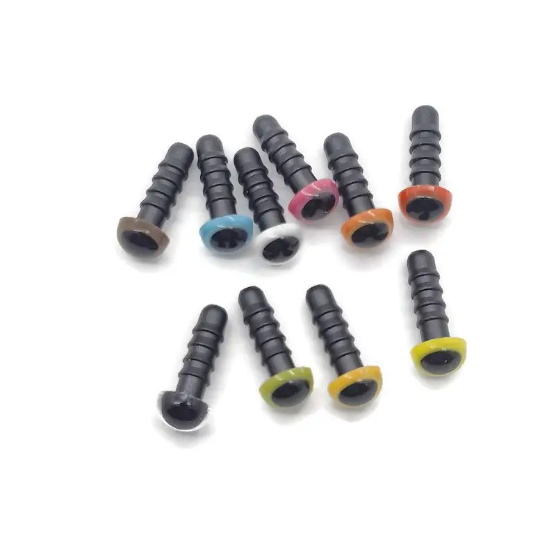 Colorful Safety Eyes Fit for Crochet /Stuffed /Amigurumi Doll Come With Washers 6mm