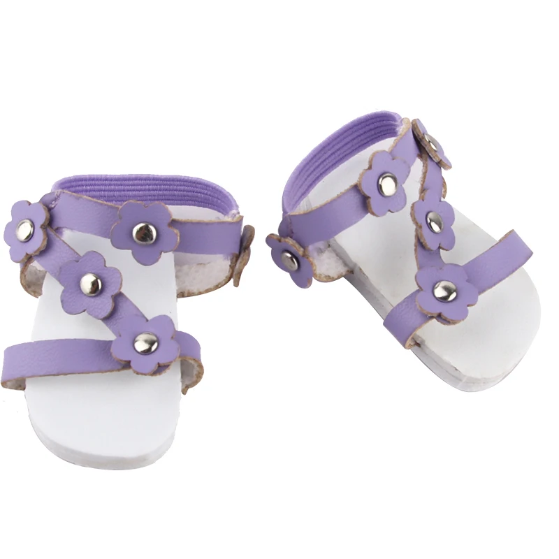 5cm New Flower Doll Shoes For American Gilr 14 Inch Doll Sandals For EXO,Paula Reina,Lesly,Lisa,nenuco Doll Accessories Toy