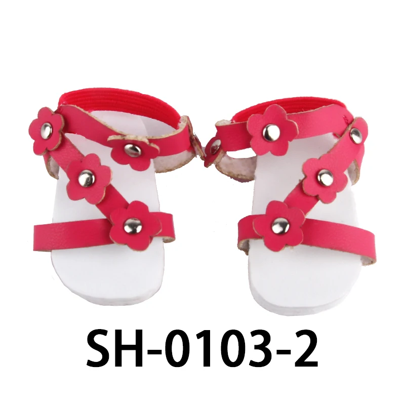 5cm New Flower Doll Shoes For American Gilr 14 Inch Doll Sandals For EXO,Paula Reina,Lesly,Lisa,nenuco Doll Accessories Toy