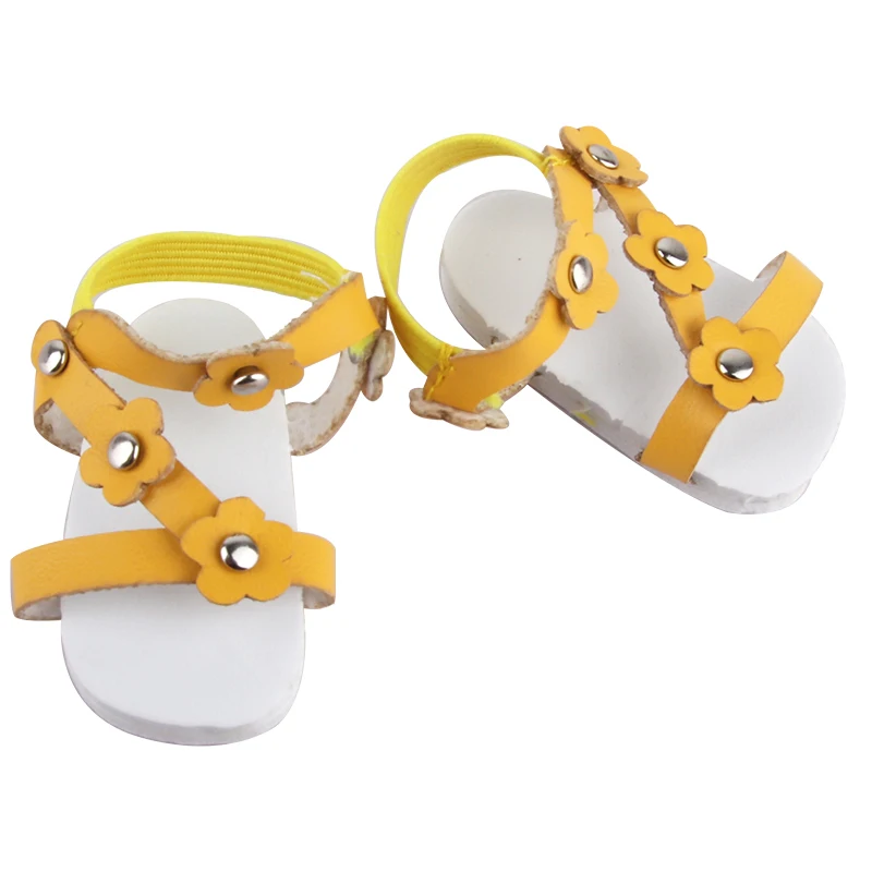5cm New Flower Doll Shoes For American Gilr 14 Inch Doll Sandals For EXO,Paula Reina,Lesly,Lisa,nenuco Doll Accessories Toy