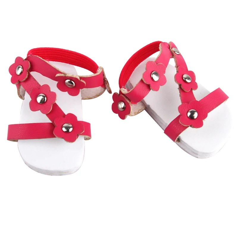 5cm New Flower Doll Shoes For American Gilr 14 Inch Doll Sandals For EXO,Paula Reina,Lesly,Lisa,nenuco Doll Accessories Toy