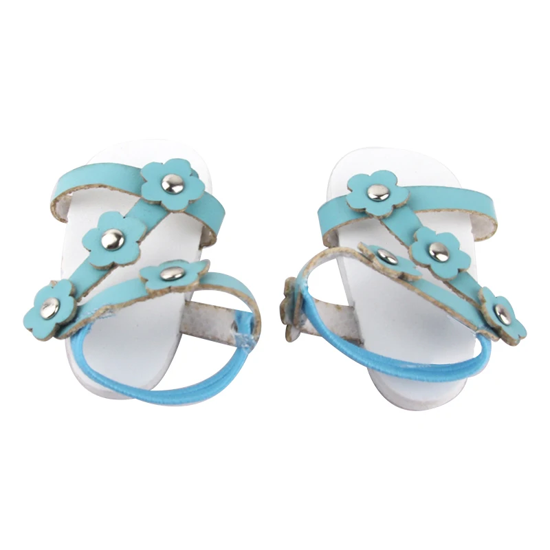 5cm New Flower Doll Shoes For American Gilr 14 Inch Doll Sandals For EXO,Paula Reina,Lesly,Lisa,nenuco Doll Accessories Toy