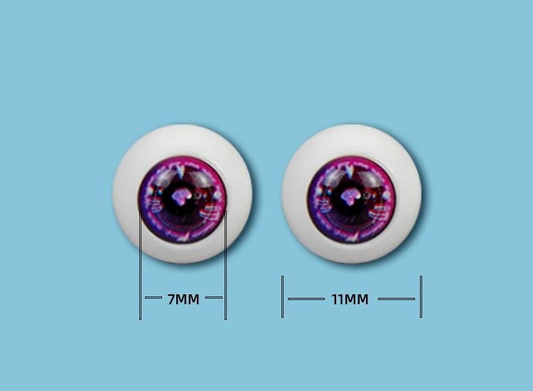10mm BJD Eyes OB11 Dolls Eyes Toys Accessories 3D Eyes DIY Baby Doll Toy Girls Gift For 11-16cm BJD Doll