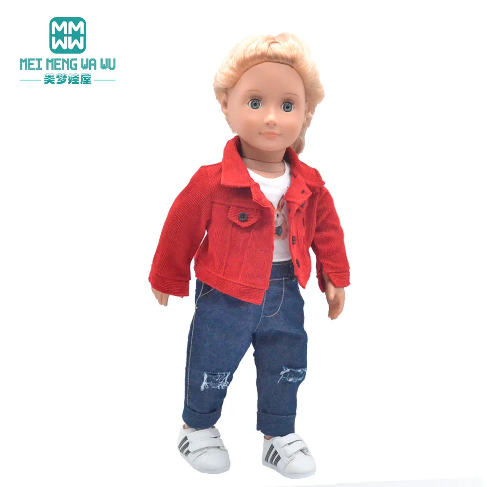 NEW Toys Doll Clothes 43cm New Born Doll American Doll Accessories Fashion Jackets, Jeans, Shoes Gift