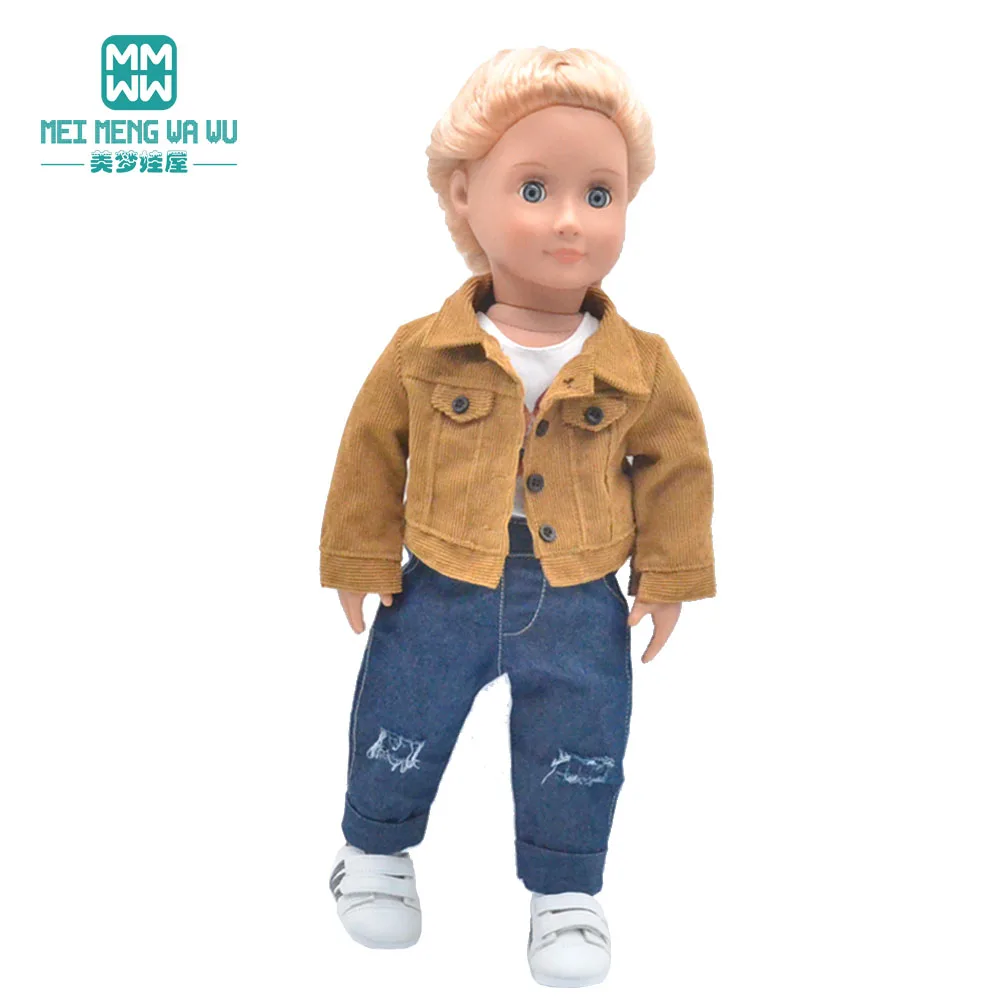NEW Toys Doll Clothes 43cm New Born Doll American Doll Accessories Fashion Jackets, Jeans, Shoes Gift