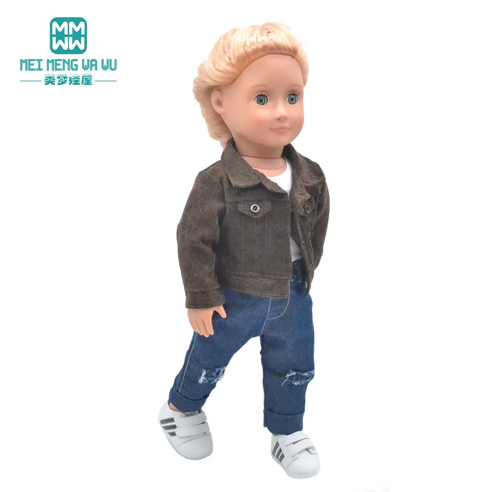 NEW Toys Doll Clothes 43cm New Born Doll American Doll Accessories Fashion Jackets, Jeans, Shoes Gift