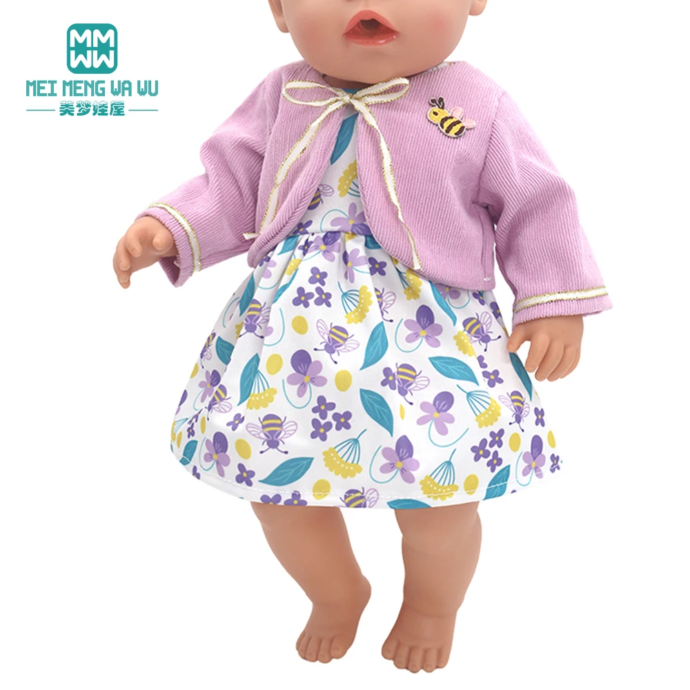 NEW Toys Doll Clothes 43cm New Born Doll American Doll Accessories Fashion Jackets, Jeans, Shoes Gift