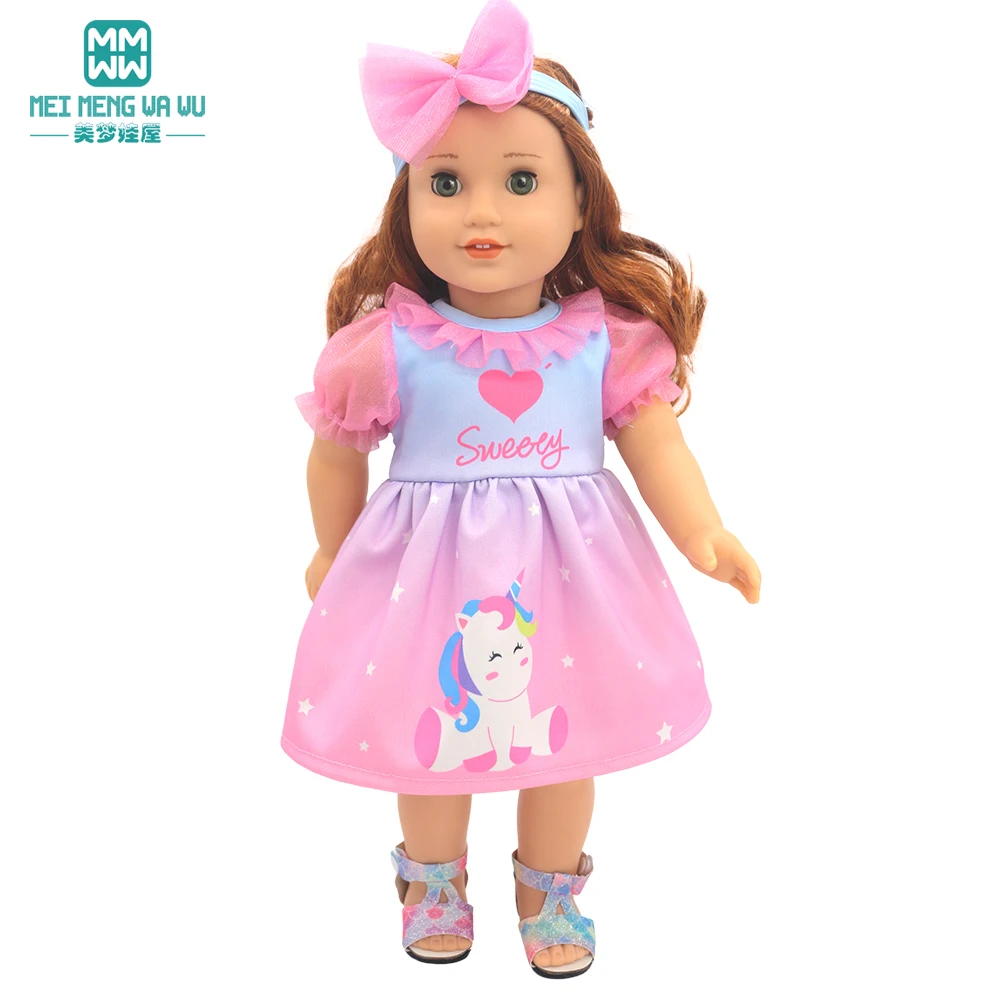 NEW Toys Doll Clothes 43cm New Born Doll American Doll Accessories Fashion Jackets, Jeans, Shoes Gift