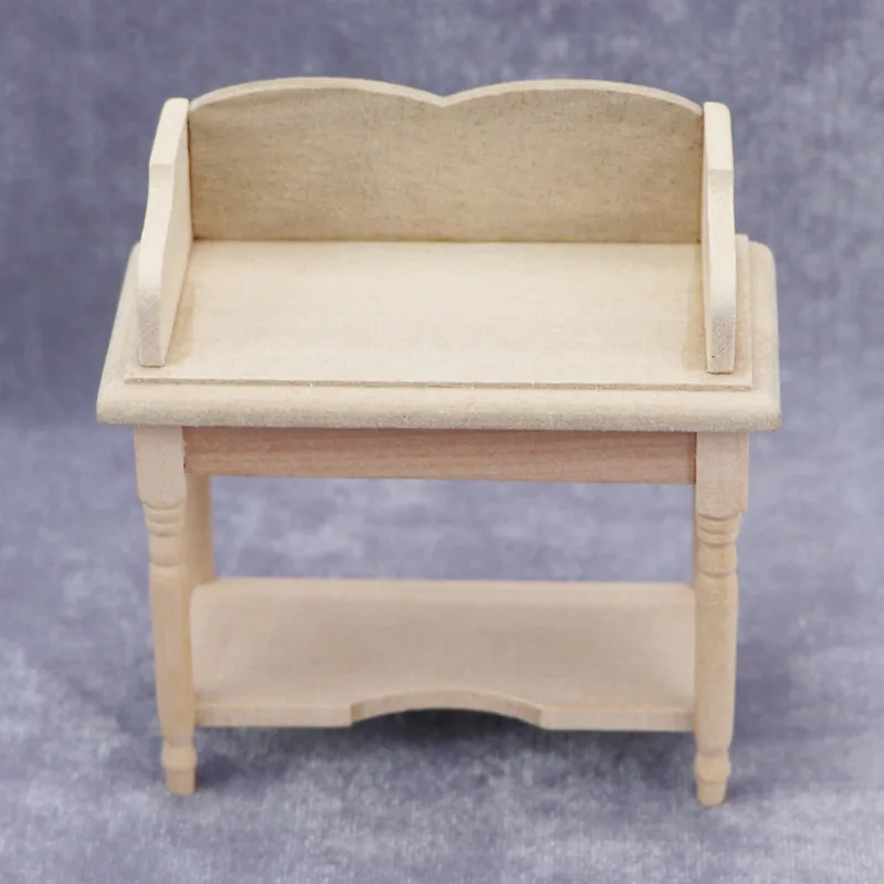 Doll house Mini Furniture Wooden Refrigerator Scene Beverage Color Freezer