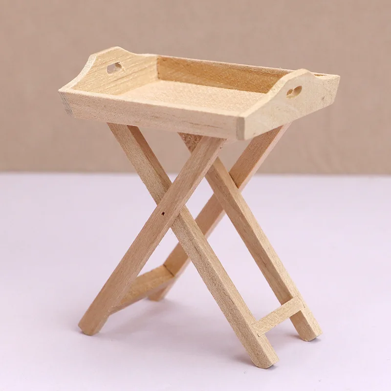 Doll house Mini Furniture Wooden Refrigerator Scene Beverage Color Freezer