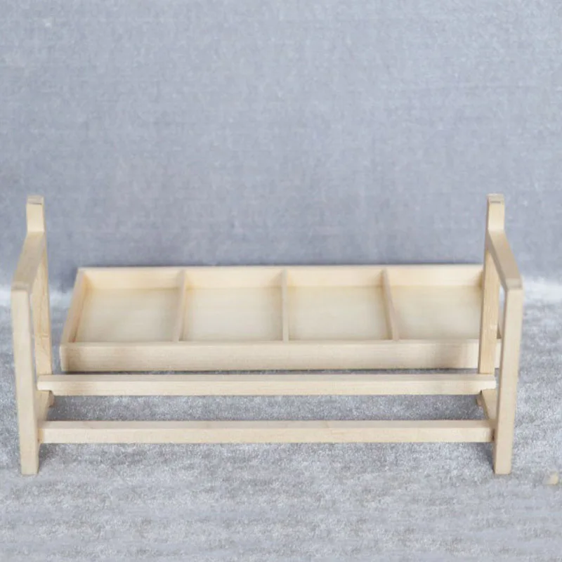 Doll house Mini Furniture Wooden Refrigerator Scene Beverage Color Freezer