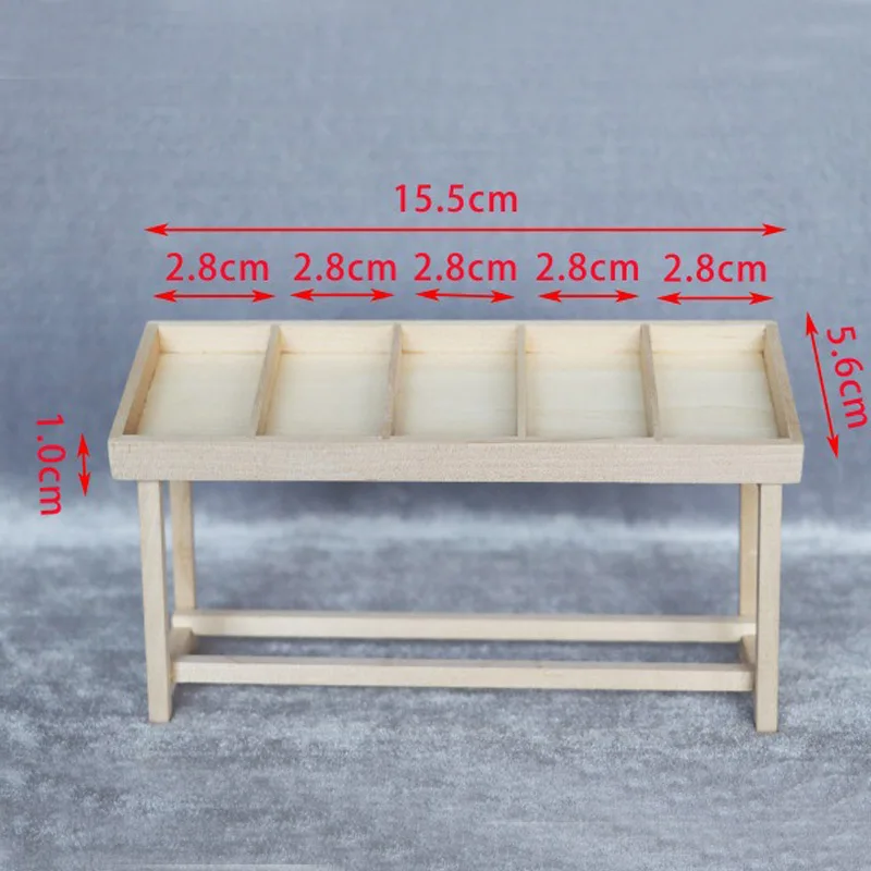 Doll house Mini Furniture Wooden Refrigerator Scene Beverage Color Freezer