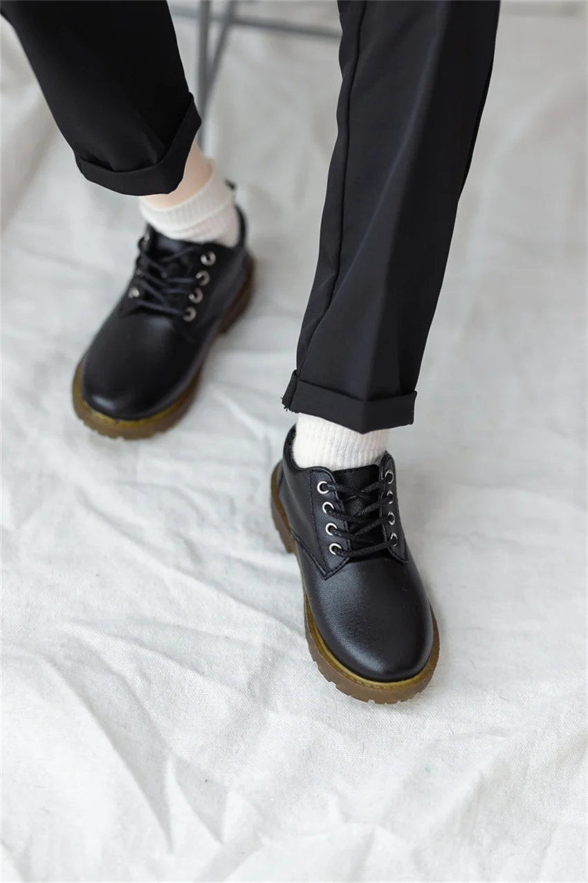 BJD /SD Doll Shoe Uncle, ID75, 1/4, 1/3 Soft Soled Lace-Up Leather Shoes BJD Doll Accessories