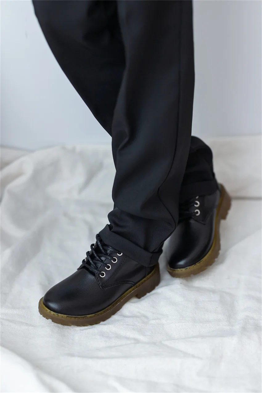 BJD /SD Doll Shoe Uncle, ID75, 1/4, 1/3 Soft Soled Lace-Up Leather Shoes BJD Doll Accessories