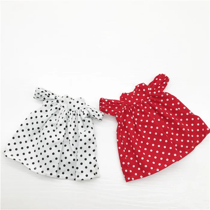 New Beautiful Dress For Blyth Doll Pure White Simple Dress Multicolor For Barbie Doll Clothes 1/6 Doll DIY Accessories