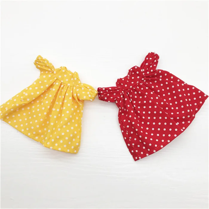 New Beautiful Dress For Blyth Doll Pure White Simple Dress Multicolor For Barbie Doll Clothes 1/6 Doll DIY Accessories