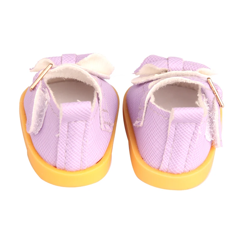 5 cm Cotton Doll Shoes Fit 20 cm 14 inch Dolls 10 Colors Pu Leather Lace-up Mini Doll Shoes For BDJ Russian DIY Handmade Dolls