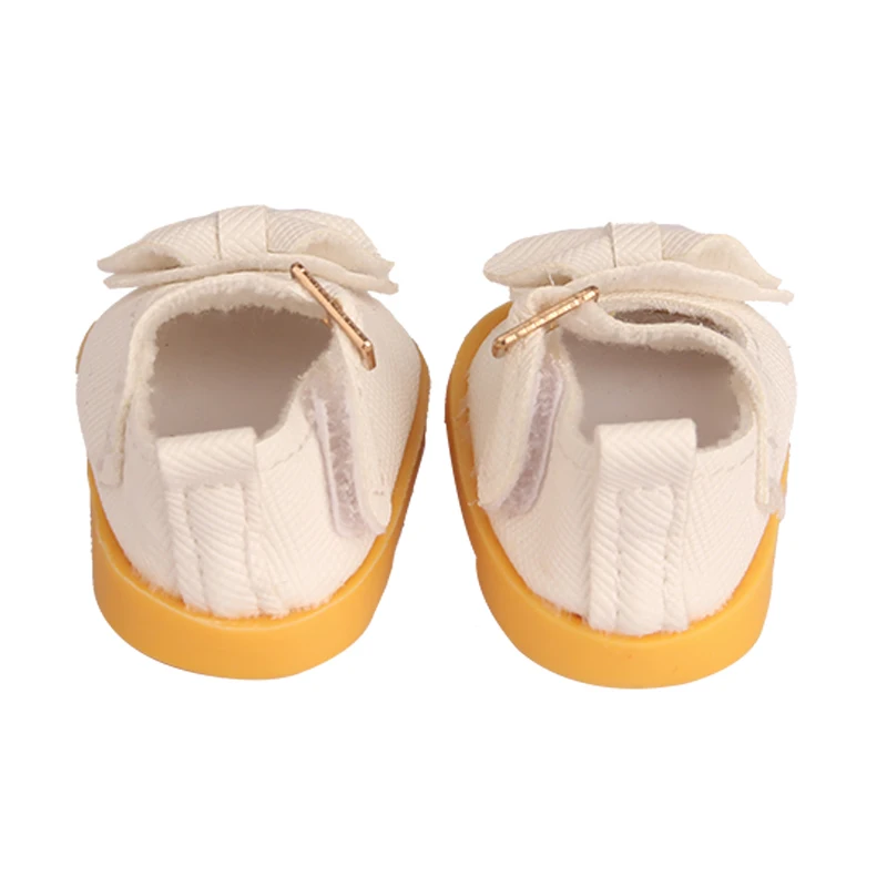 5 cm Cotton Doll Shoes Fit 20 cm 14 inch Dolls 10 Colors Pu Leather Lace-up Mini Doll Shoes For BDJ Russian DIY Handmade Dolls
