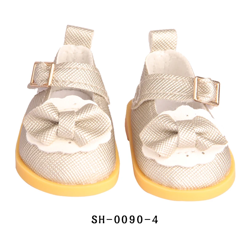 5 cm Cotton Doll Shoes Fit 20 cm 14 inch Dolls 10 Colors Pu Leather Lace-up Mini Doll Shoes For BDJ Russian DIY Handmade Dolls