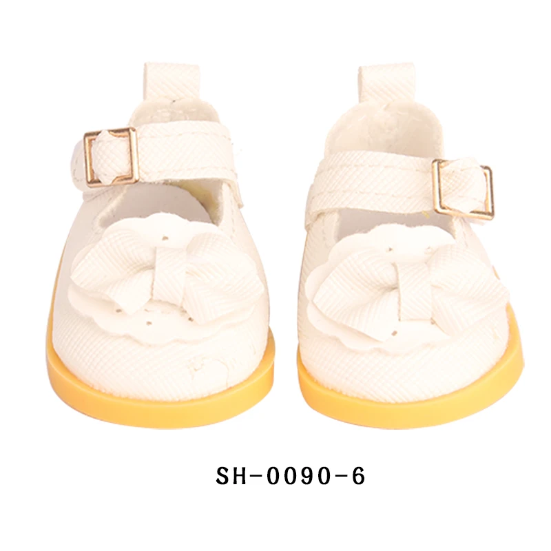 5 cm Cotton Doll Shoes Fit 20 cm 14 inch Dolls 10 Colors Pu Leather Lace-up Mini Doll Shoes For BDJ Russian DIY Handmade Dolls