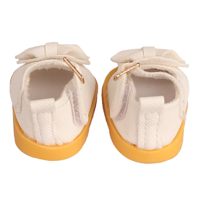 5 cm Cotton Doll Shoes Fit 20 cm 14 inch Dolls 10 Colors Pu Leather Lace-up Mini Doll Shoes For BDJ Russian DIY Handmade Dolls