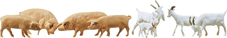 HO1:87 Animal Model Pigeon, Seagull, Wild Boar,Zebra, Seal,Tiger Lion Peacock Sea Lion Dolphin Wolf Pack Camel Animal Decor