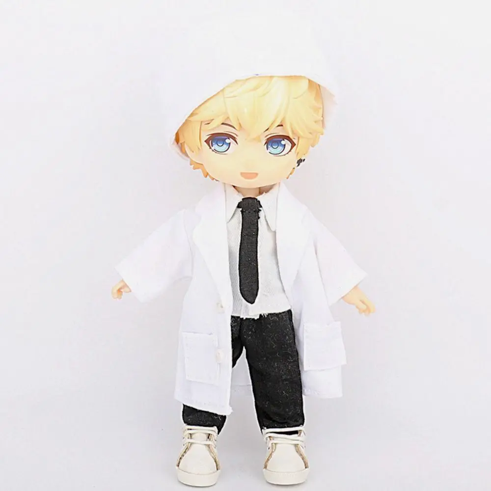 Obitsu11 Clothes Suit Hospital Doctor Surgical Nurse Uniform Hat For OB11 Dolls Accessories Cosplay Changing Clothes Games Toys