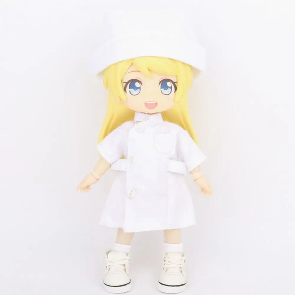 Obitsu11 Clothes Suit Hospital Doctor Surgical Nurse Uniform Hat For OB11 Dolls Accessories Cosplay Changing Clothes Games Toys